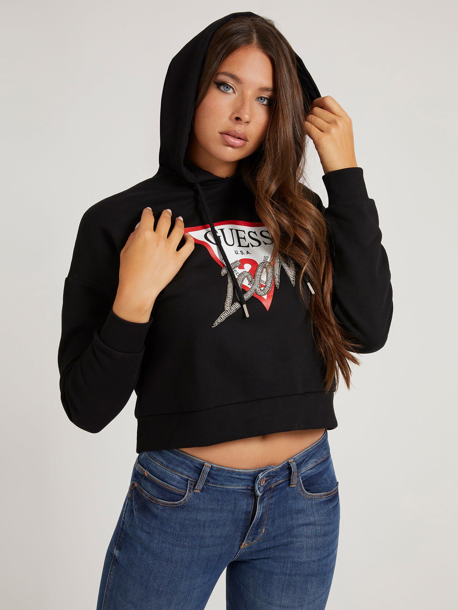 Guess icon hoodie new arrivals